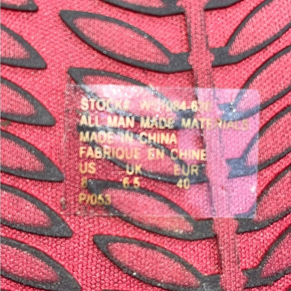 Woolrich Red and Black Sandals - Picture 6 of 7